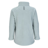 Light blue fleece pullover with a small Aubrion wording on a white background