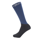 Knee-high sock with 'Aubrion Equestrian' branding on a white background