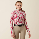 Ariat YTH Lunaveil 1/4 Zip Long Sleeve Base Layer