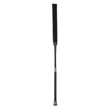 Black horse whip on white background