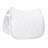 Eskadron Classic Sports Softshell Crystal Saddle Pad in White
