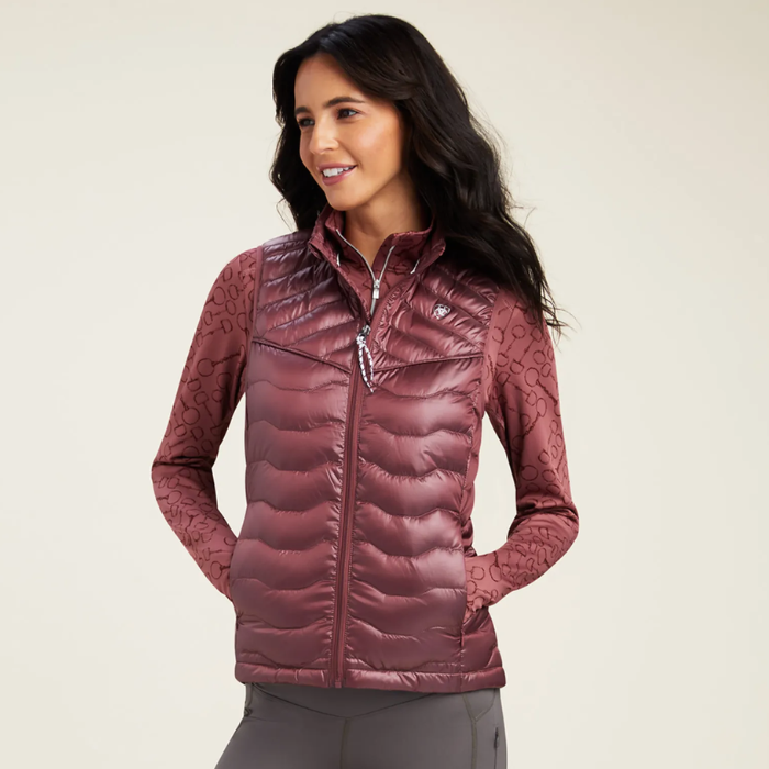 Ariat Ladies Ideal Down Vest in Wild Ginger