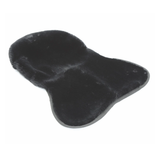 Black fleece seat saver on a white background.