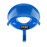 Shires Ezi-Kit Bridle Rack Vareitn Blue. Blue table/yard hook with EZI-KIT by Shires branding.