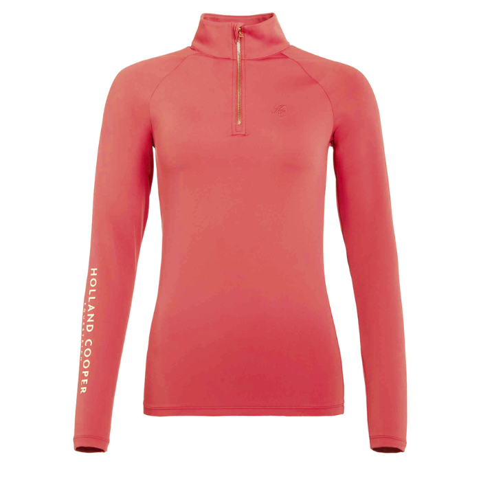 Holland Cooper Chiltern Base Layer in Washed Red