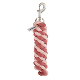 LeMieux AW26 Polycotton Leadrope Varient Spices Earth/ Petal. Spiced Earth/ Petal twisted leadrope with LeMieux lable and silver clip.