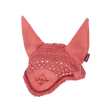 LeMieux AW26 Hobby Horse Fly Hood Variant Colour Spiced Earth. A toy horse fly hood on white background with 'LeMieux' Brand name.