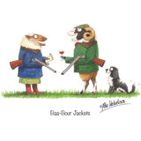 Alex Underdown 'Baa-bour Jackets' Greeting Card