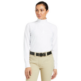 Ariat Ladies Auburn Long Sleeve Show Shirt in White
