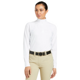 Ariat Ladies Auburn Long Sleeve Show Shirt in White
