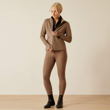 Ariat Ladies Bellatrix Full Zip Sweatshirt in Brick Brown