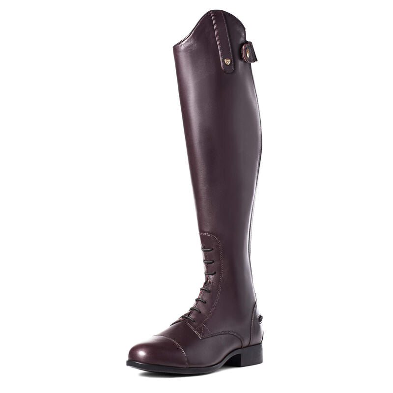 Ariat Ladies Heritage Contour II Field Zip Long Riding Boots in Sienna