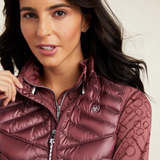 Ariat Ladies Ideal Down Vest in Wild Ginger