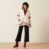 Ariat Women's Westward Wrap Sweater in Cream