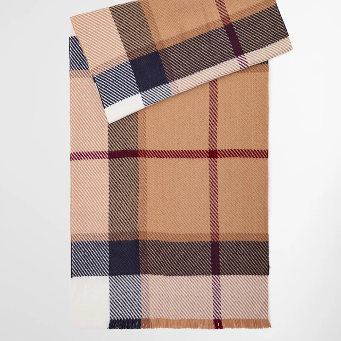 Barbour Blair Tartan Scarf in Hessian Tartan