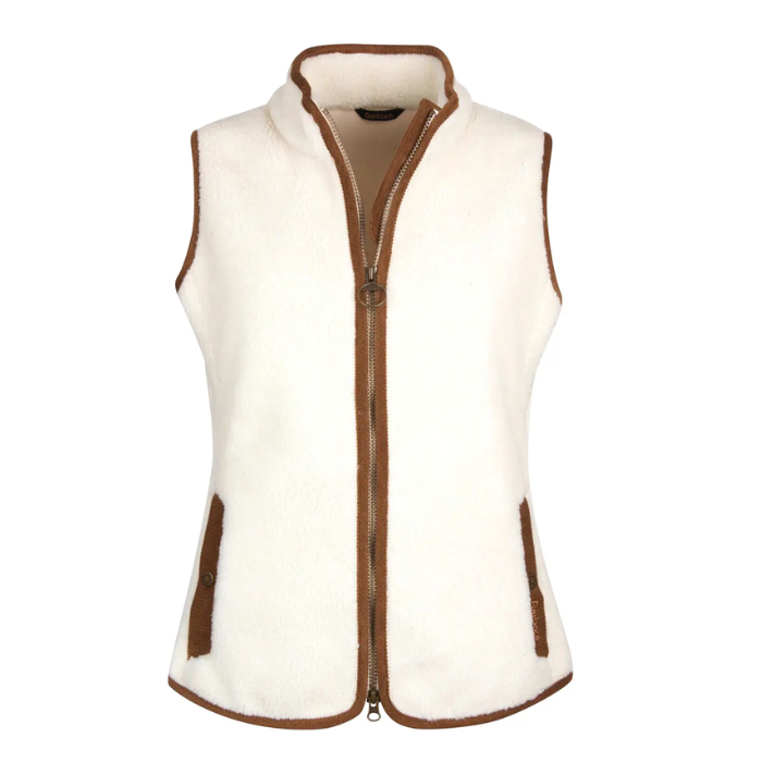 Barbour Burford Winter Fleece in Winter Pearl