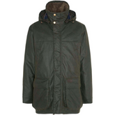 Barbour Mens Bleaberry Wax Jacket in Fern