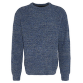 Barbour Mens Horseford Crew Neck Jumper in River Blue