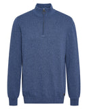Barbour Mens Whitfield Half Zip in Navy