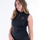 Blackfort Equestrian Mesh Sleeveless Baselayer in Black