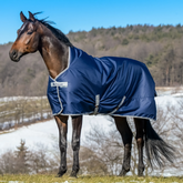 Bucas Freedom High Neck Light Turnout Rug in Navy