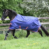 Bucas Freedom Light Turnout Rug in Navy/Grape