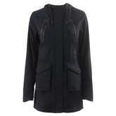 Cavallo Ladies Fabia Parka Coat in Dark Blue