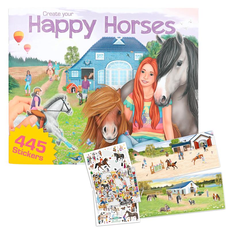 Create Your Happy Horse Colouring