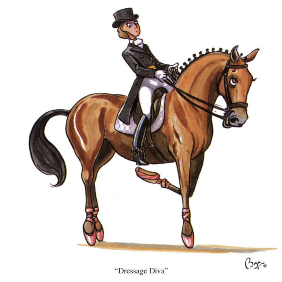 'Dressage Diva' Greeting Cards By Brynn Parry