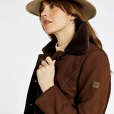 Dubarry Ladies Clarke Leather Jacket in Walnut
