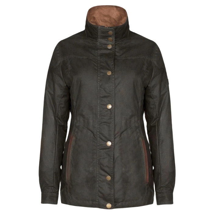 Dubarry Ladies Mountrath Waxed Jacket in Olive