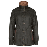 Dubarry Ladies Mountrath Waxed Jacket in Olive