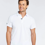 Dubarry Mens Menton Polo Shirt in White | Eland Lodge