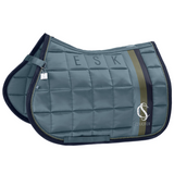 Eskadron Classic Sports Big Square Matt Gloss Saddle Cloth in Steel Blue
