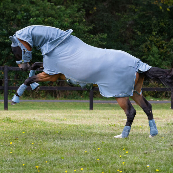 Eskadron Classic Sports Detachable Neck Fly Rug in Steel Blue