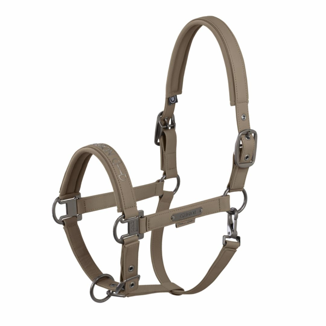 Eskadron Platinum 25 Faux Leather Double Pin in Smoky Taupe