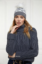 Holland Cooper Beatrice Bobble Hat