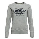 Holland Cooper Country Club Crew Sweat in Grit Marl