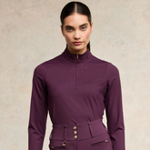 Holland Cooper Crystal Base Layer in Aubergine