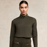 Holland Cooper Crystal Base Layer in Dark Olive