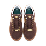 Holland Cooper Knightsbridge Court Trainer in Dark Chocolate Taupe