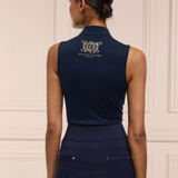 Holland Cooper Ladies Crystal Sleeveless Base Layer in Ink Navy