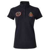 Holland Cooper Ladies Team Polo Shirt in Ink Navy