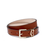 Holland Cooper Slim Logo Belt in Tan