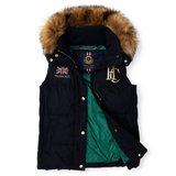 Holland Cooper Team Hooded Gilet in Ink Navy