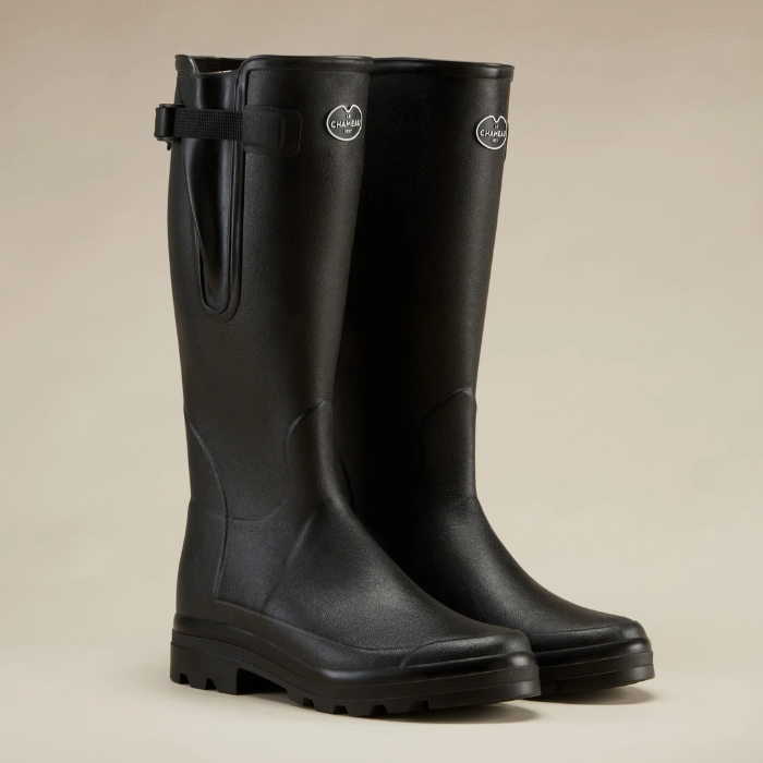 Le Chameau Men's Noir Vierzonord Neoprene Lined Wellies