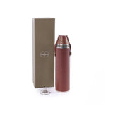 Le Chameau Rounded Leather Hip Flask