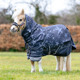 LeMieux Arika Star 0g Turnout Rug Navy