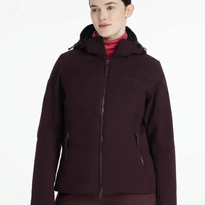 LeMieux Brooke Waterproof Hybrid Jacket in Damson
