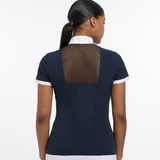 Reverse of LeMieux Camille Short Sleeve Show Shirt in Navy